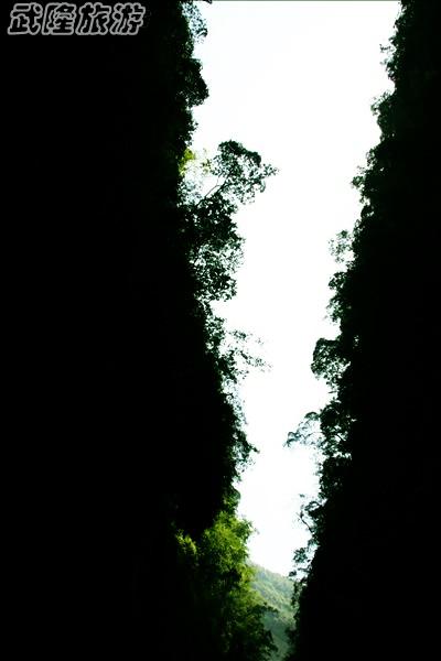 芙蓉江景點之&ldquo;一線天&rdquo;