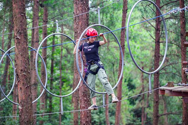 游客體驗風火輪項目